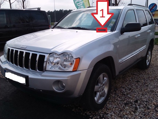 Jeep Grand Cherokee (20052010) Where is VIN Number
