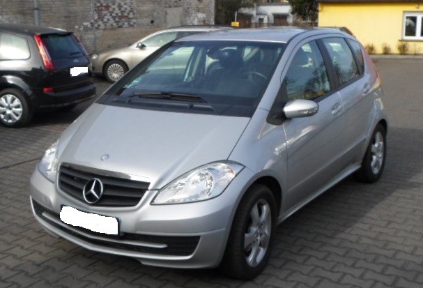 MercedesBenz A 160 (20042007) Where is VIN Number