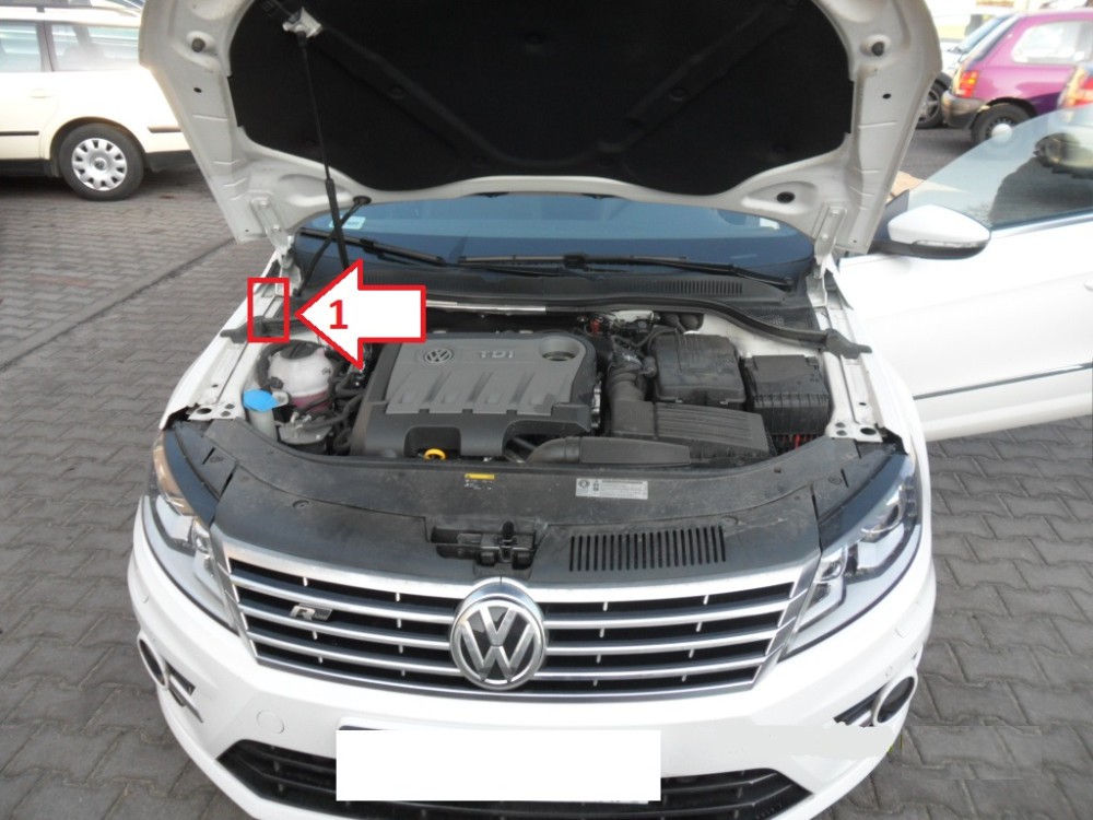 Volkswagen CC (20122014) Where is VIN Number Find