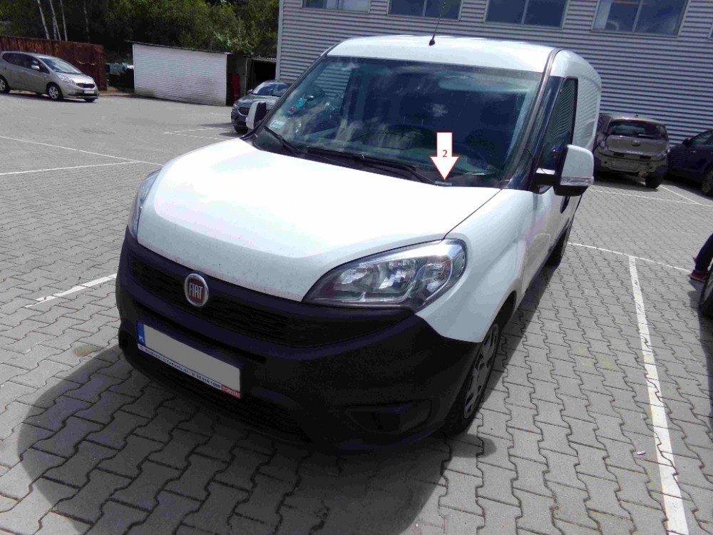 Fiat Doblo (2010) Where is VIN Number Find Chassis Number