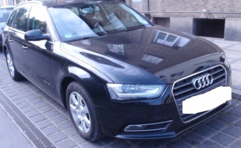 Audi A4 (2012-2015) - Where is VIN Number | Find Chassis Number