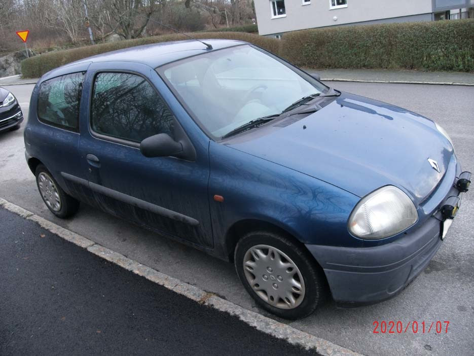Renault Clio II (1998 2012) Where is VIN Number Find