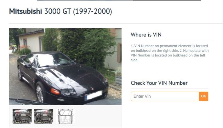 Расшифровка vin mitsubishi