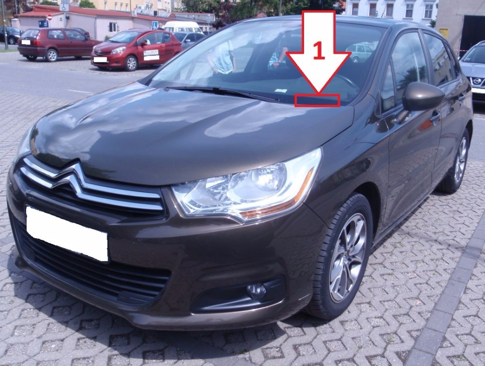 Citroën C4 (2010-2016) - Where Is Vin Number | Find Chassis Number