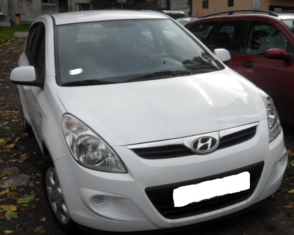 Hyundai I20 (2009-2012) - Where Is Vin Number | Find Chassis Number