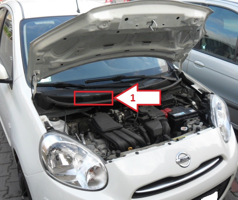 Nissan Micra (2010-2013) - Where Is Vin Number | Find Chassis Number