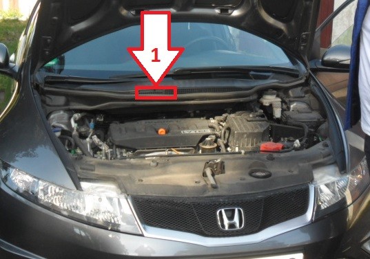 Honda Civic (20092011) Where is VIN Number Find