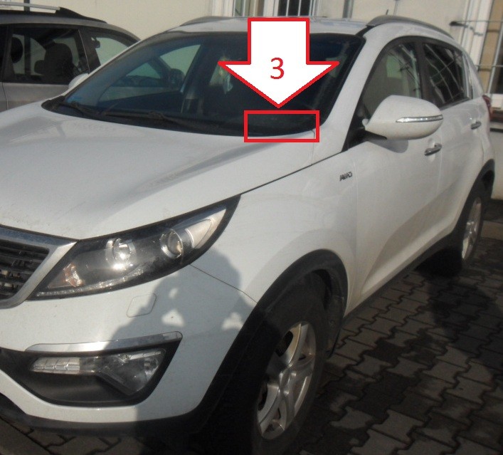 Kia Sportage (20102013) Where is VIN Number Find