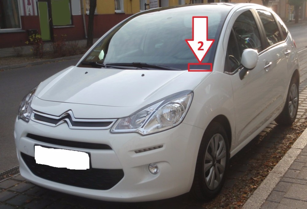 Citroën C3 (2013-2015) - Where Is Vin Number | Find Chassis Number