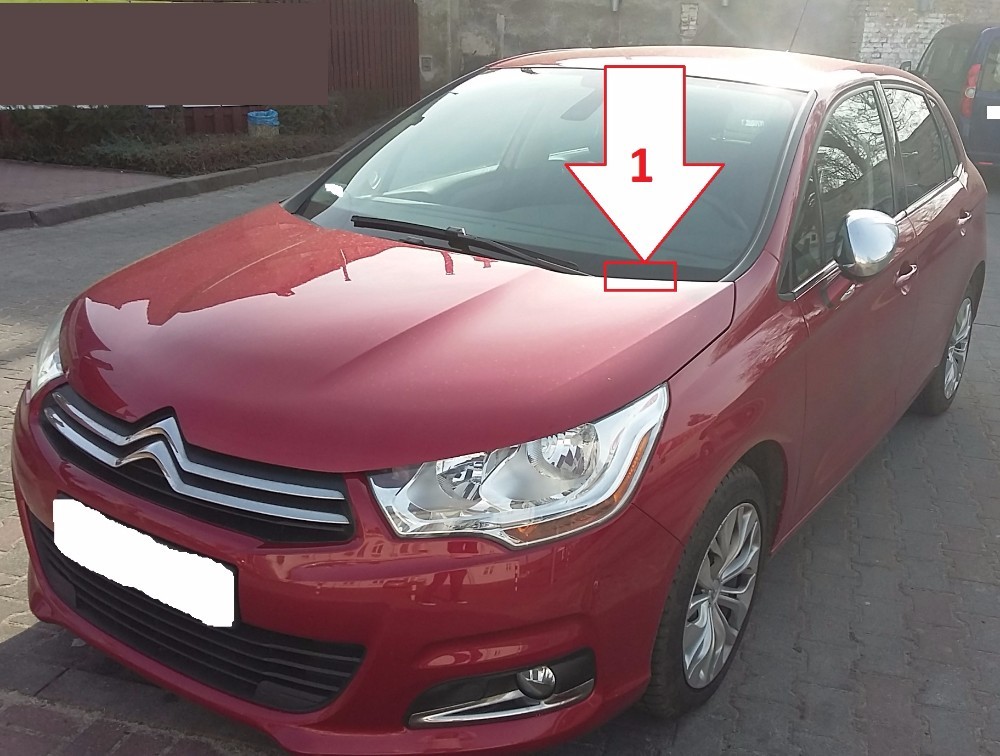Citroen C4 (2010-2018) - Where Is Vin Number | Find Chassis Number