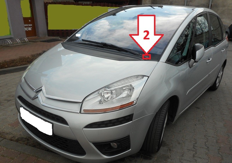 Citroën C4 (20072013) Where is VIN Number Find