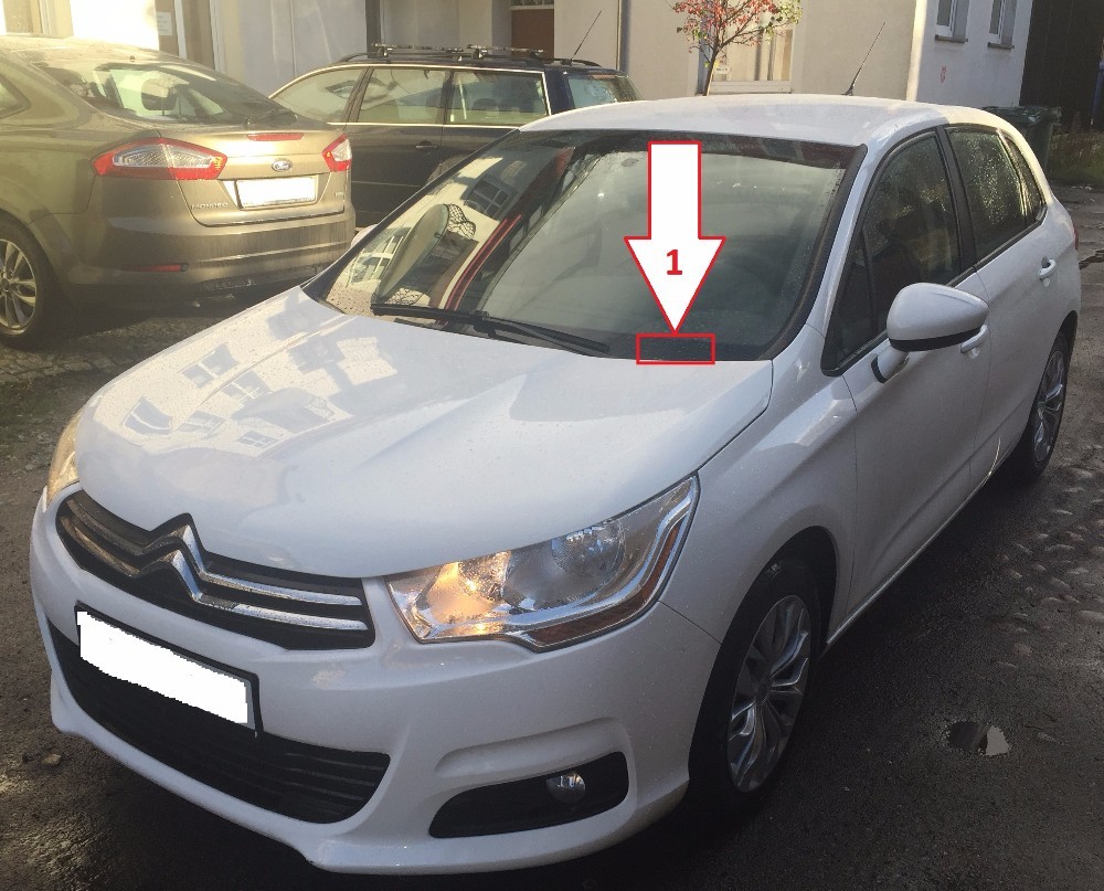 Citroën C4 (2010-2015) - Where Is Vin Number | Find Chassis Number