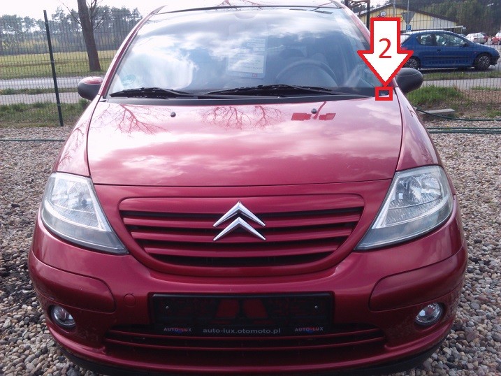 Citroën C3 (2002-2005) - Where Is Vin Number | Find Chassis Number