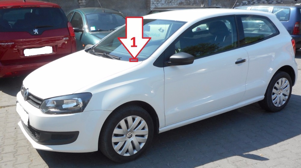 Volkswagen Polo (2009-2013) - Where Is Vin Number | Find Chassis Number