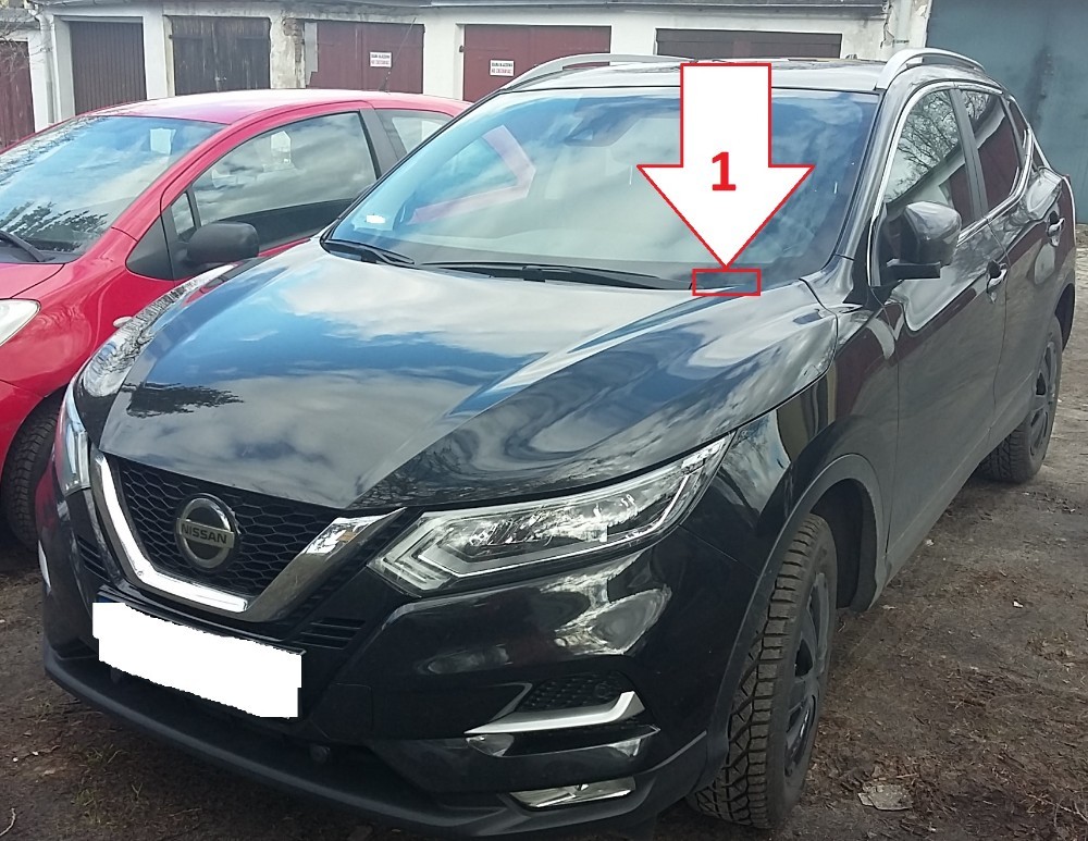 Nissan Qashqai (20142019) Where is VIN Number Find