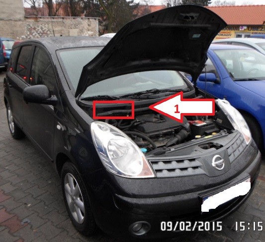 Nissan Note (20062013) Where is VIN Number Find