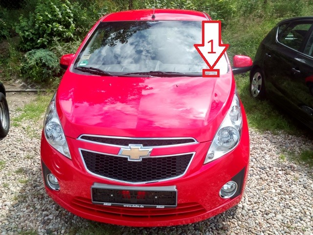 Chevrolet Spark (20102012) Where is VIN Number Find