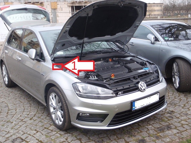Volkswagen Golf (20132014) Where is VIN Number Find