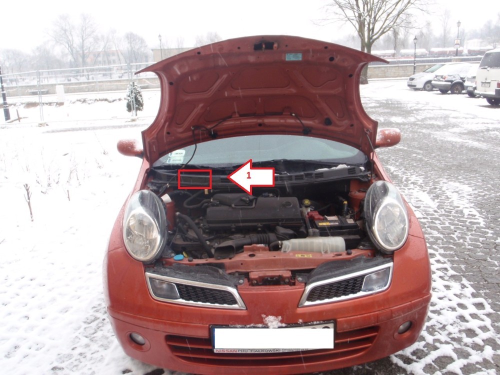 Nissan Micra (2002-2010) - Where Is Vin Number | Find Chassis Number