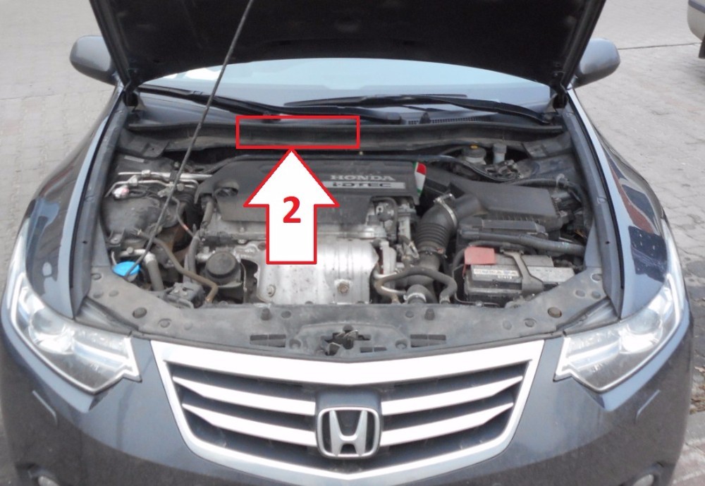 Honda Accord (2011-2015) - Where is VIN Number | Find Chassis Number