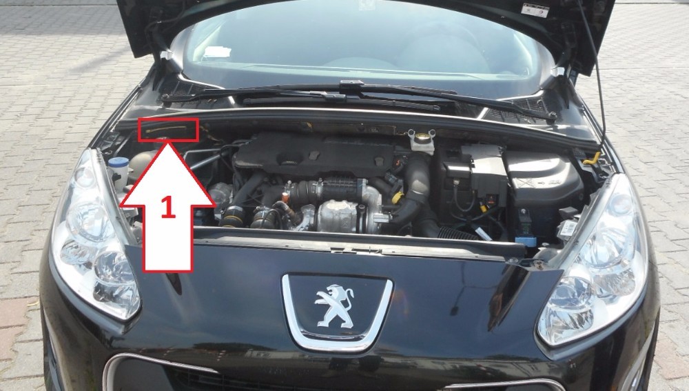 Peugeot 308 (20112013) Where is VIN Number Find